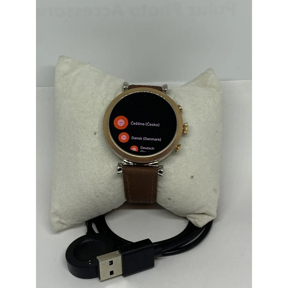 Fossil Gen 4 Authentic Digital Dial Smart Watch W/ Custom Band FTW6043 RZ116